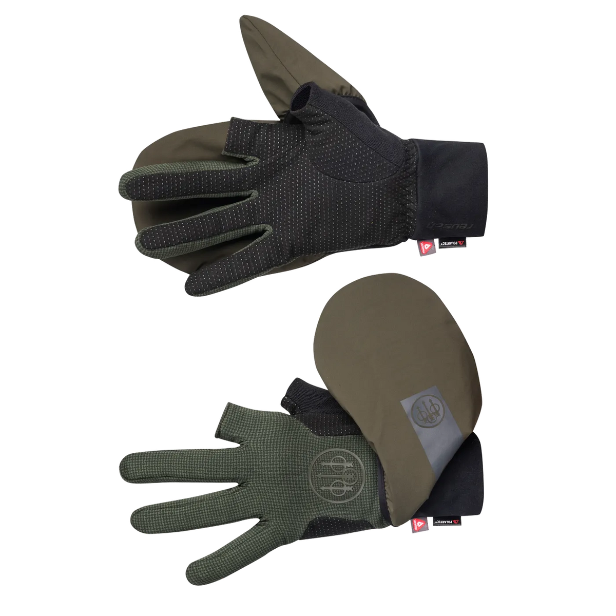 Beretta Padded Double Gloves Green Moss - back