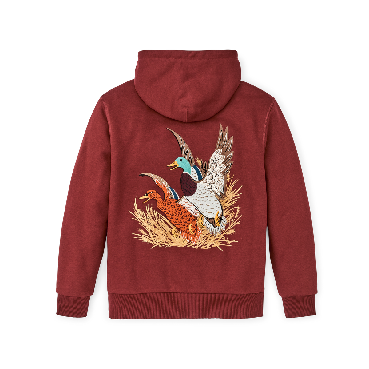 Prospector Embroidered Hoodie Fired Brick/Ducks
