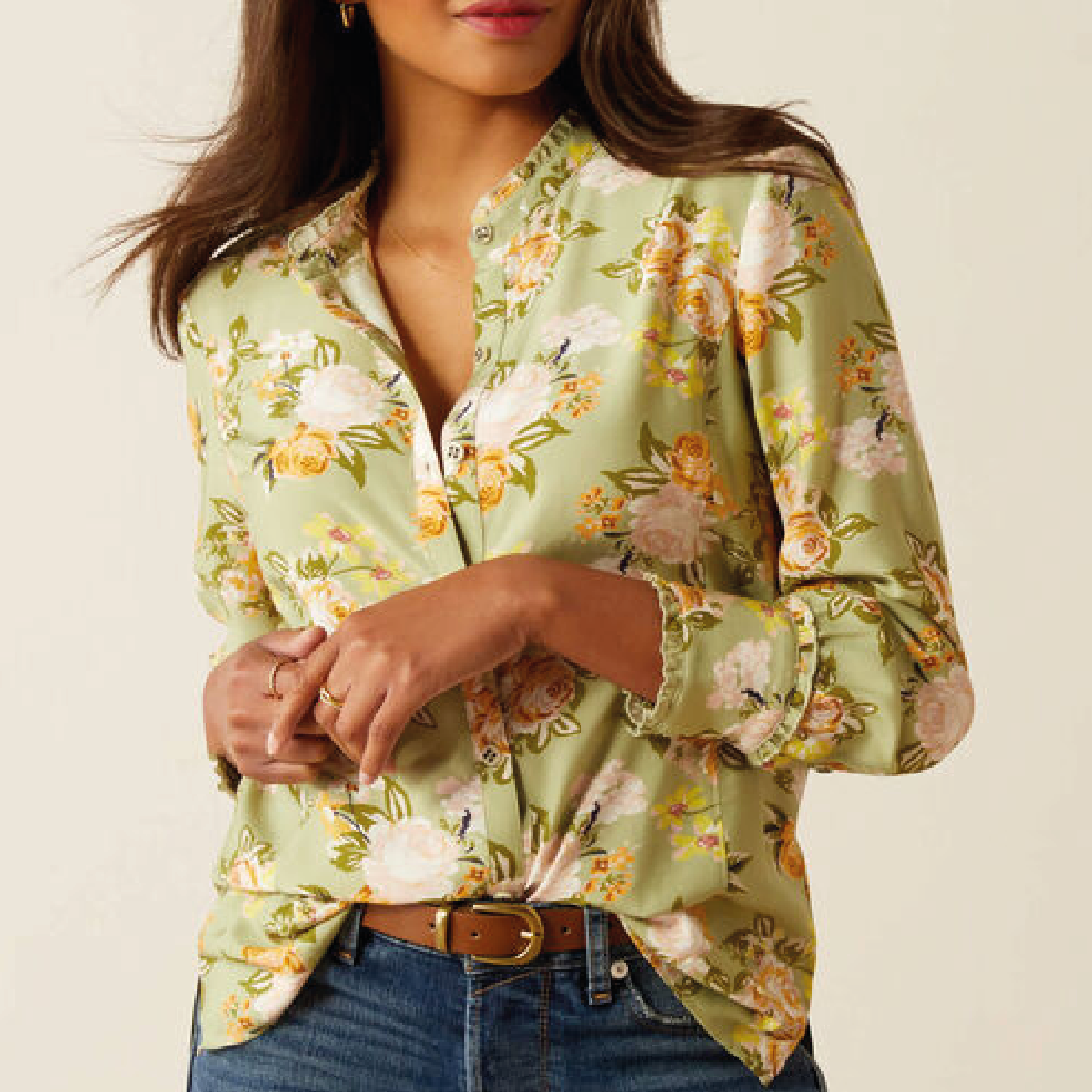 Clarion Blouse Rosegarden Print