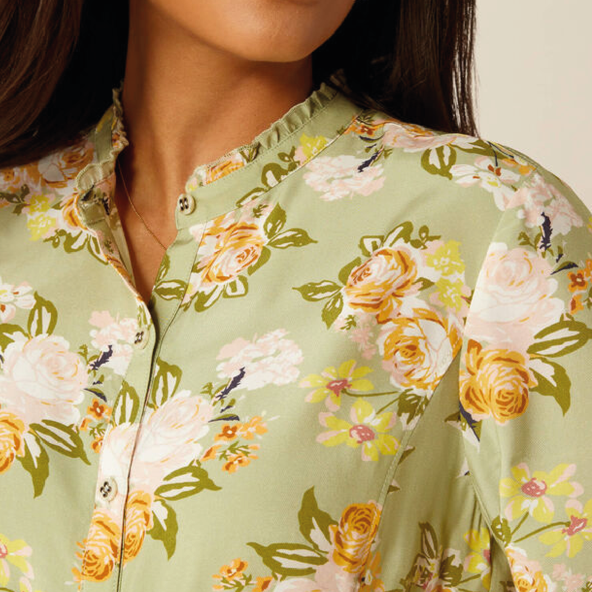 Clarion Blouse Rosegarden Print