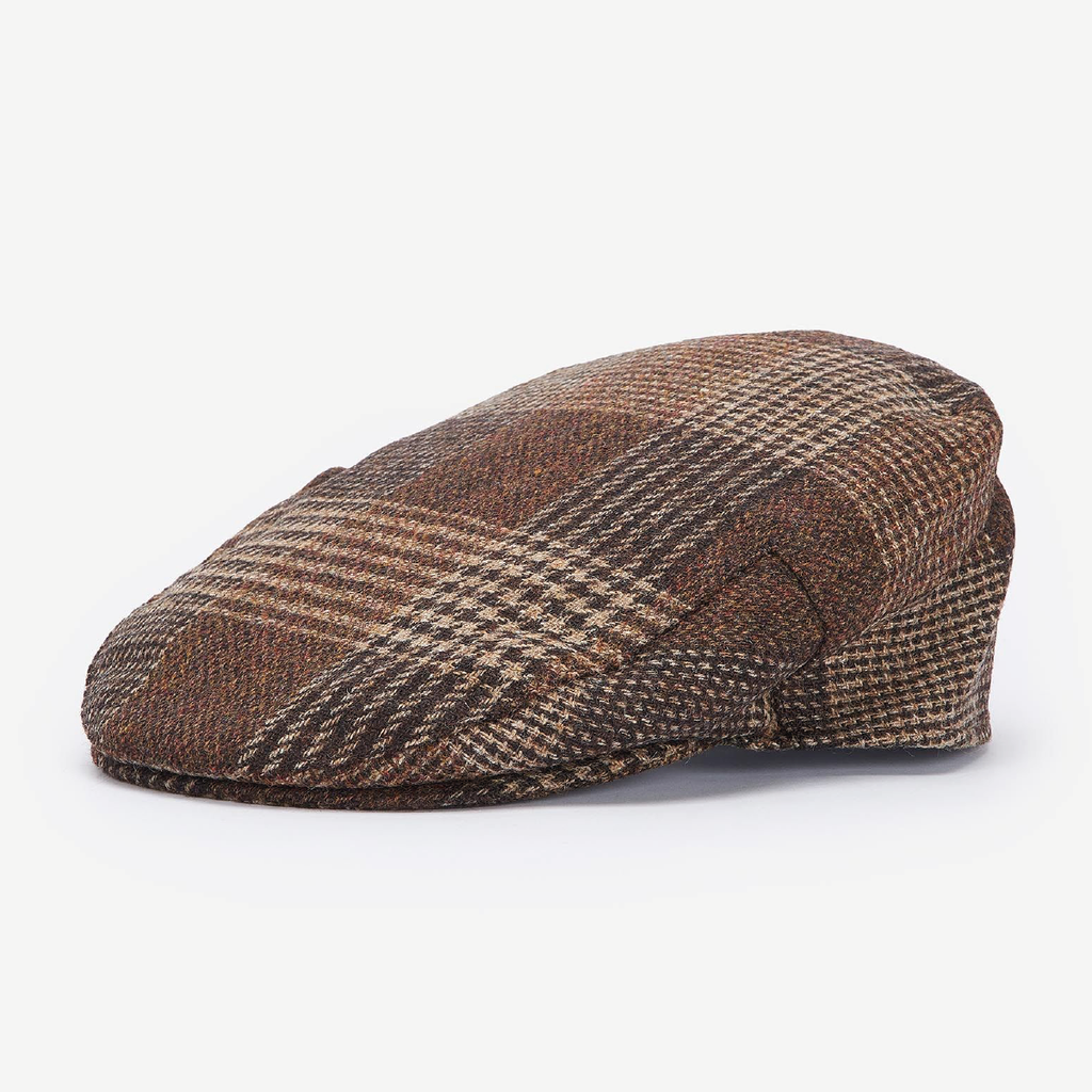 Tweed Barbour Shooting Cap Deveron Tweed Flat Cap Huntway