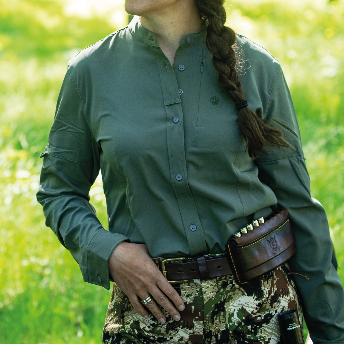 EVAD Flex Shirt Green Stone