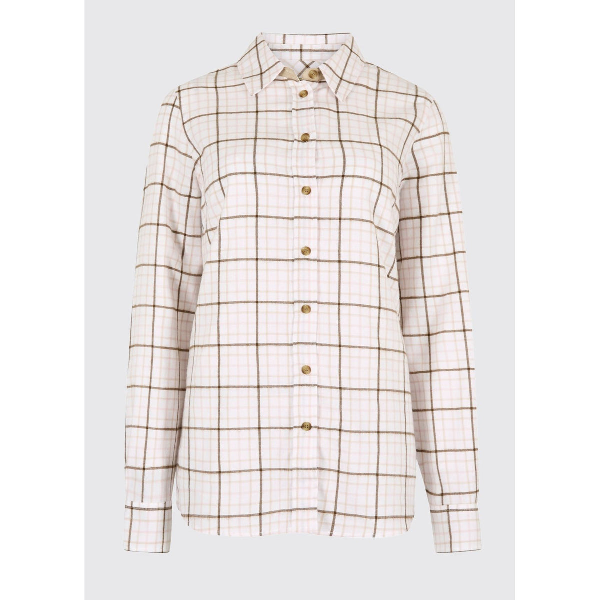 Brooklime Women’s check shirt - Dusky Rose