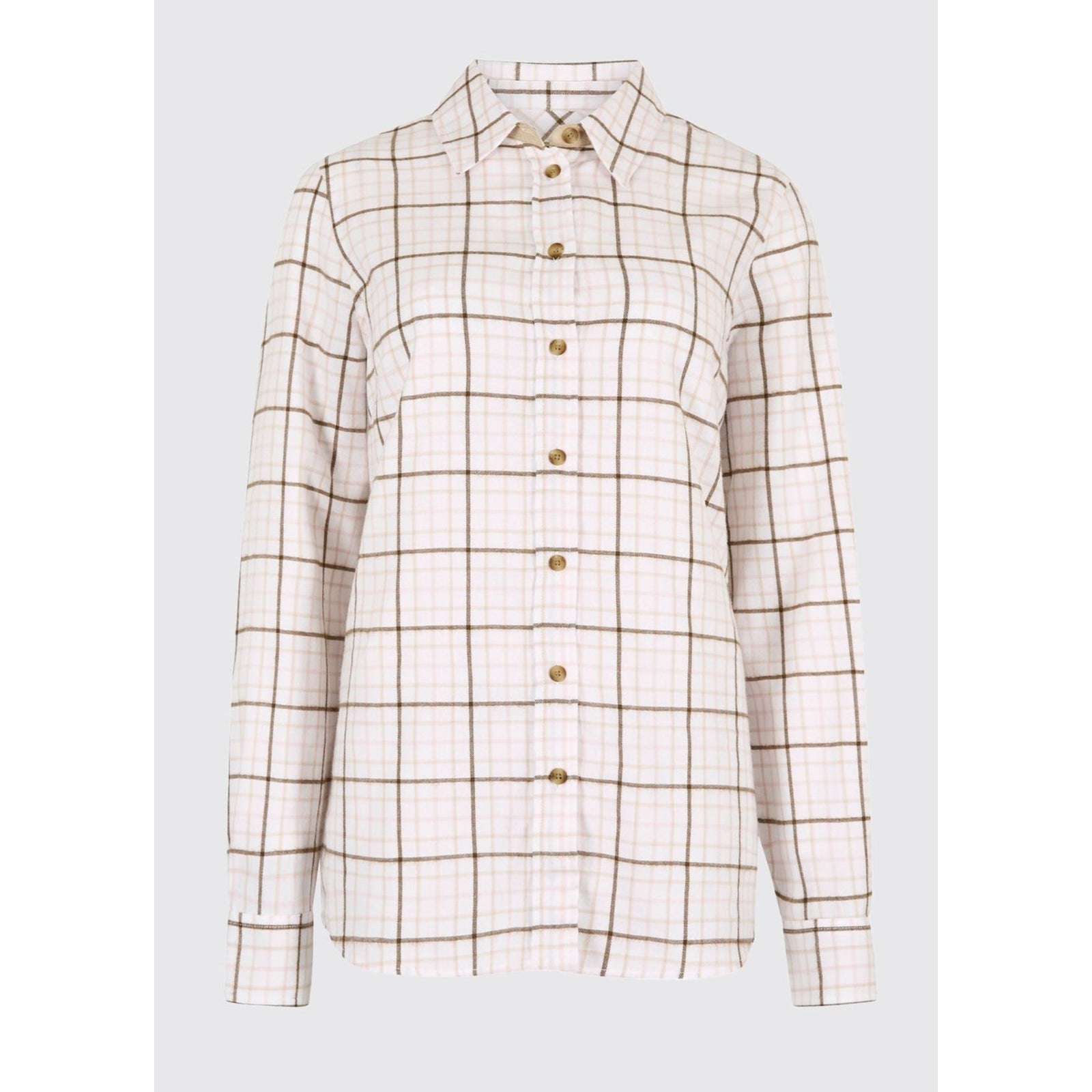 Brooklime Women’s check shirt - Dusky Rose