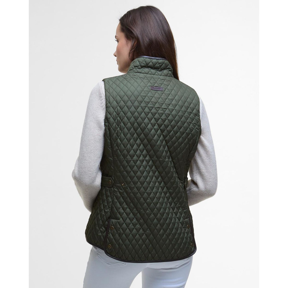 Dahlia Quilted Gilet Olive