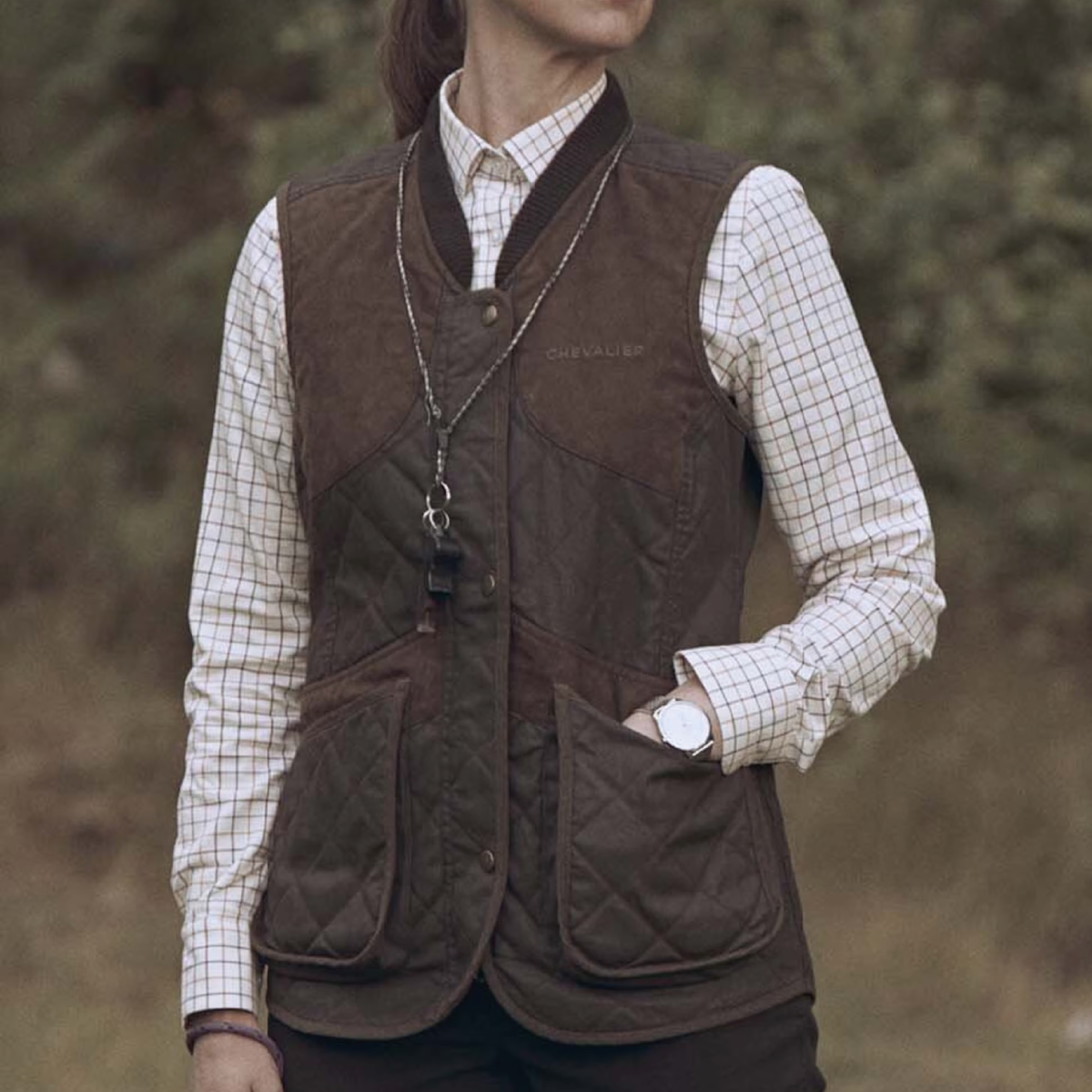 Vintage skjutväst dam