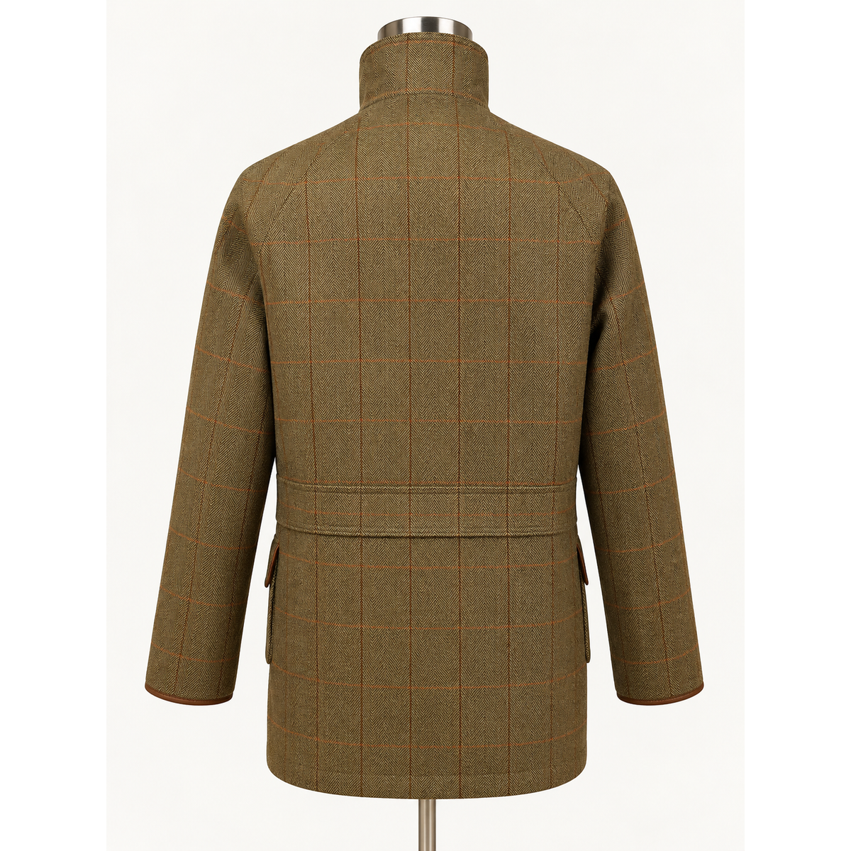 Litchfield Tweed Field Coat – Bracken Check