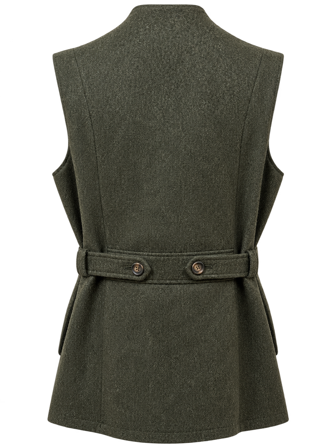 Ladies’ Dartmoor Loden Shooting Vest – Deep Moss
