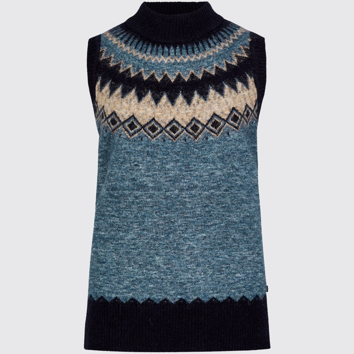 Doyle Women's Fair Isle pattern sweater - Navy Multi