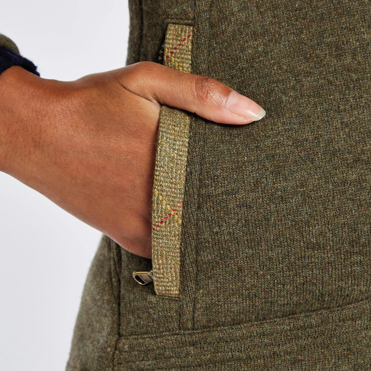 Beechwood fleecetröja dusky green