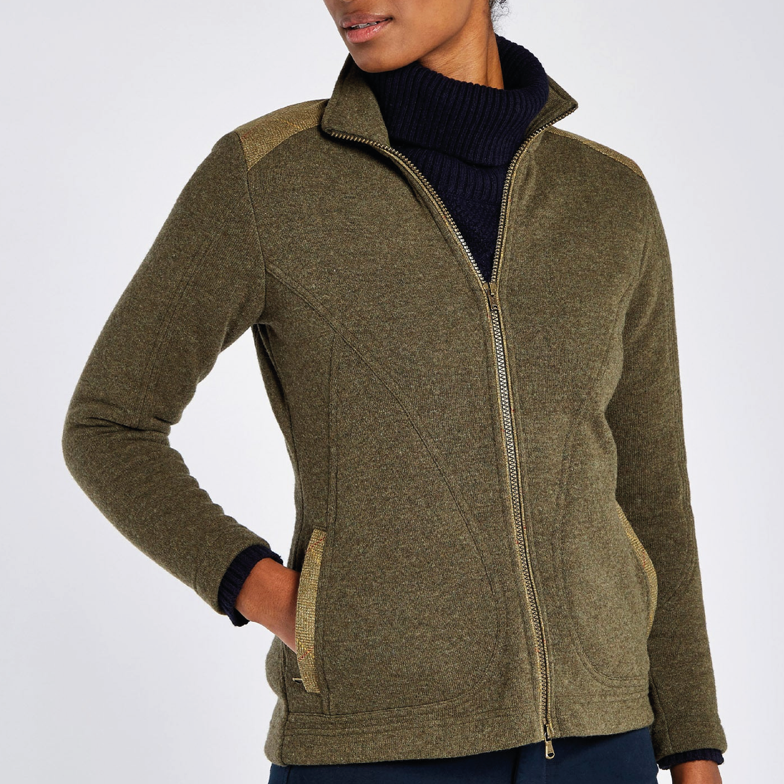 Beechwood fleecetröja dusky green