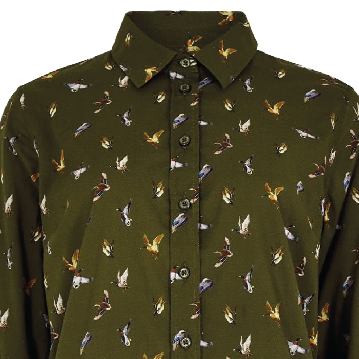 Jasmine Printed Shirt Olive
