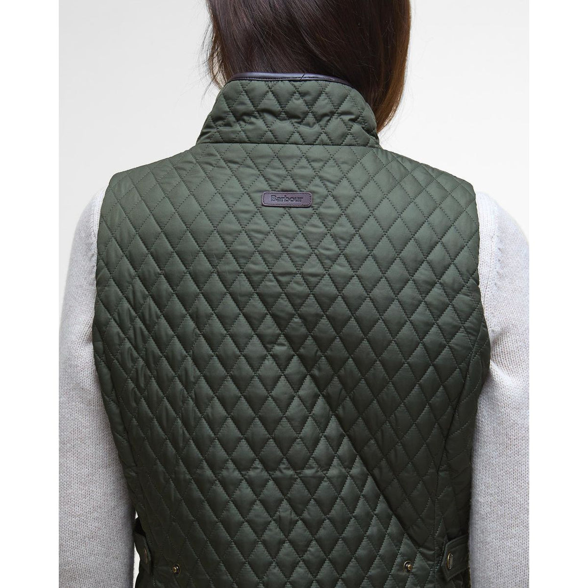 Dahlia Quilted Gilet Olive