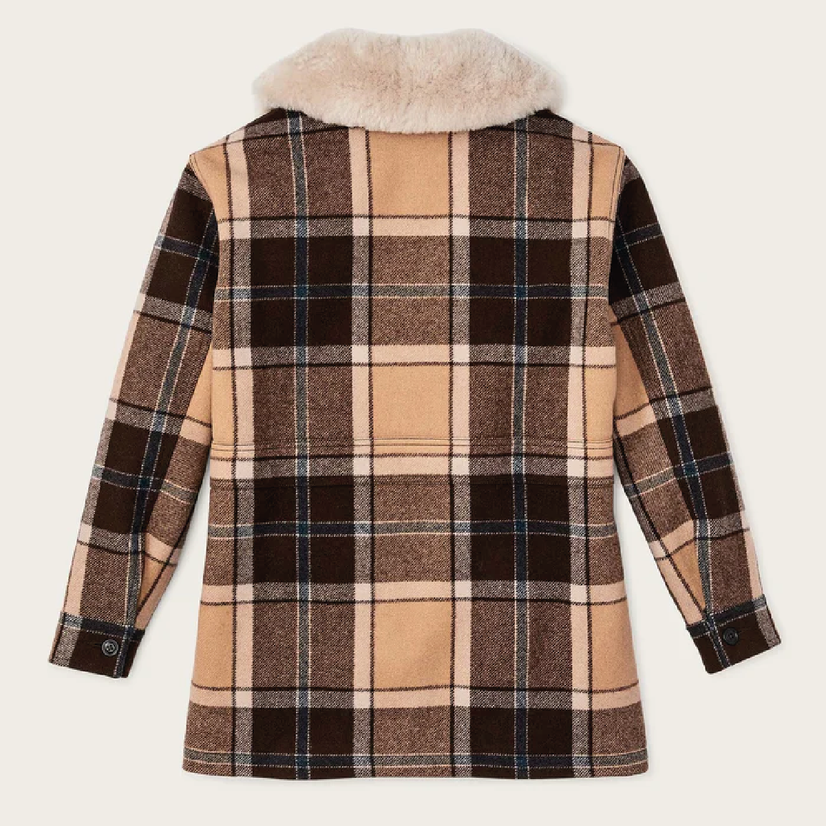 WOMEN&#39;S LINED WOOL PACKER COAT