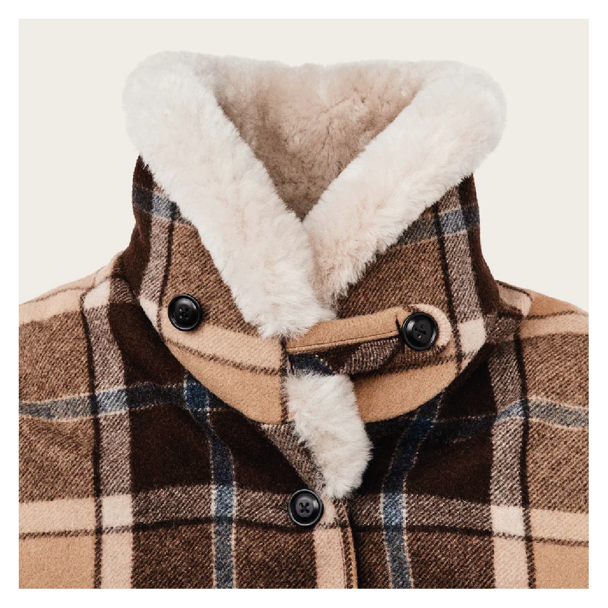 WOMEN&#39;S LINED WOOL PACKER COAT