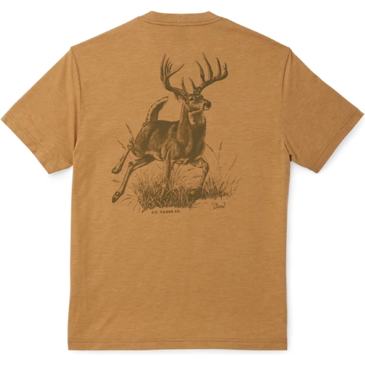 Buckshot t-shirt med bock