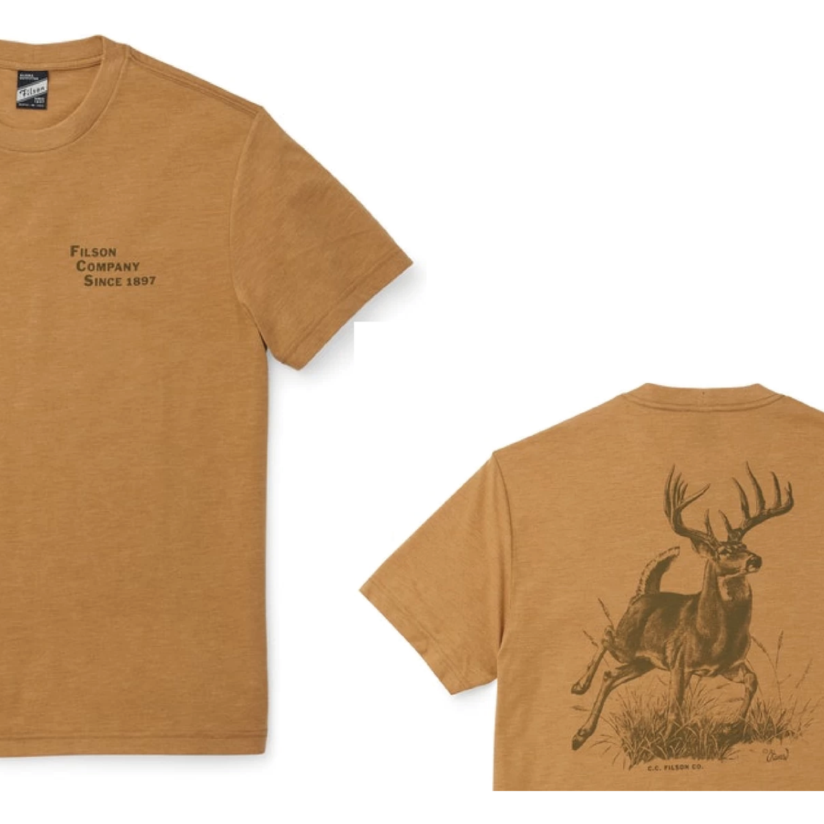 Buckshot t-shirt med bock