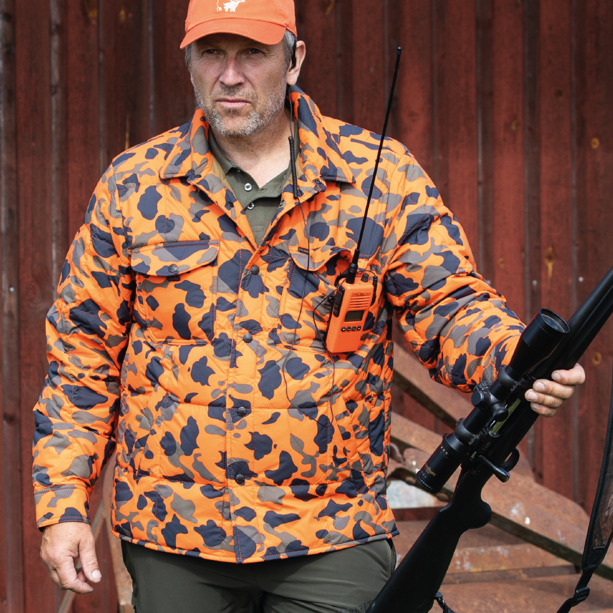 Lightweight Down Jac-Shirt Flame Camo