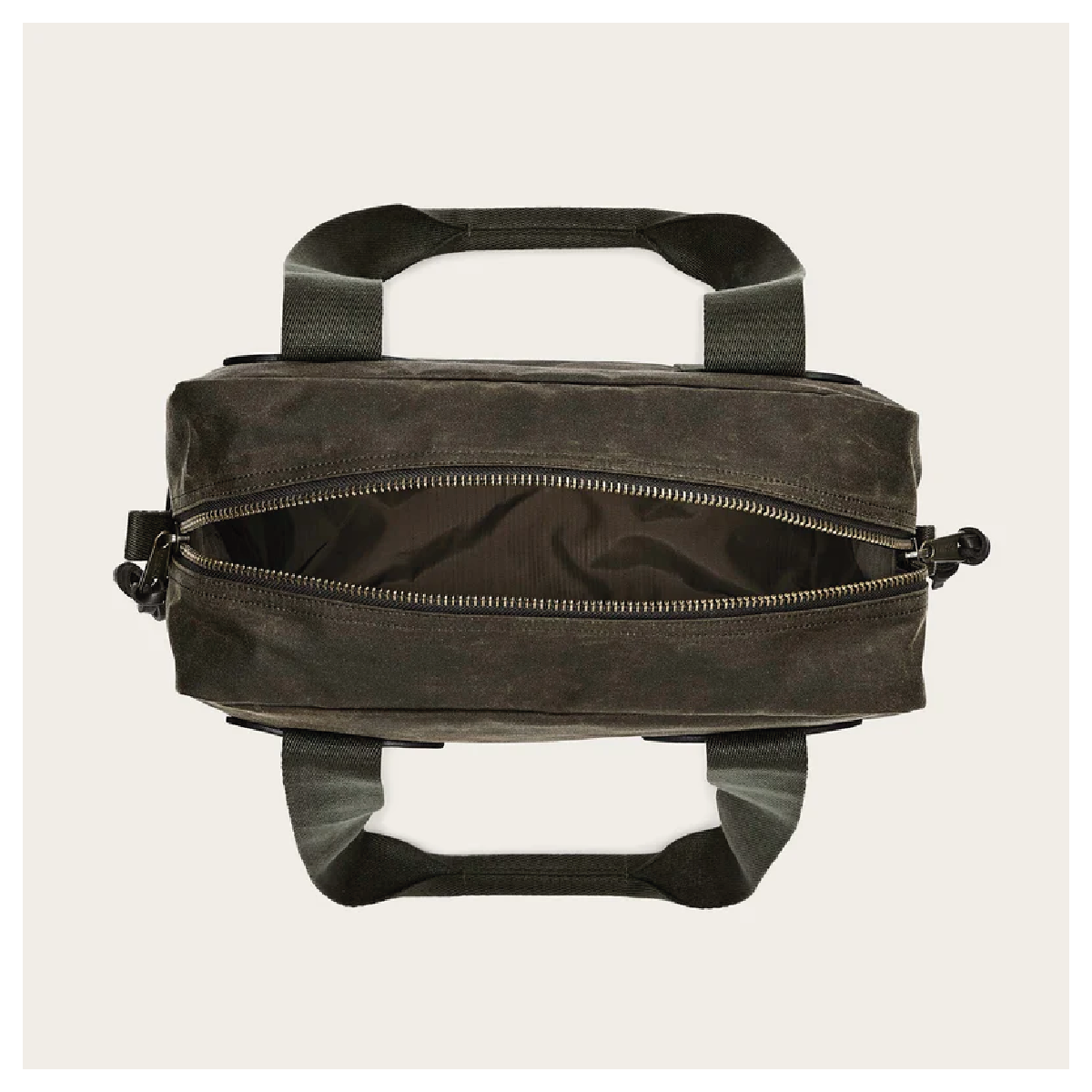 Tin Cloth Tote Bag with Zipper