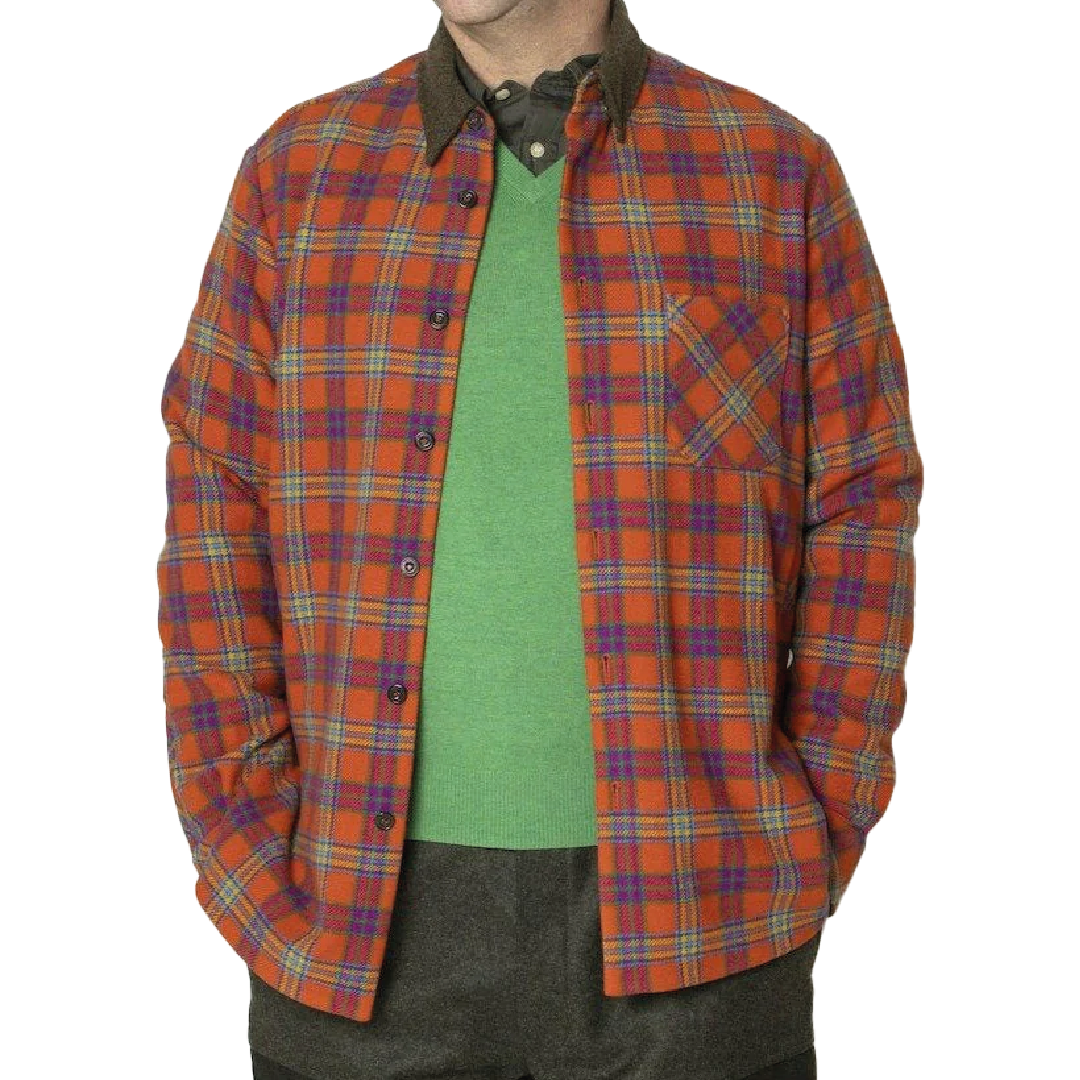 Max Overshirt Röd Ruta - STORLEK 52