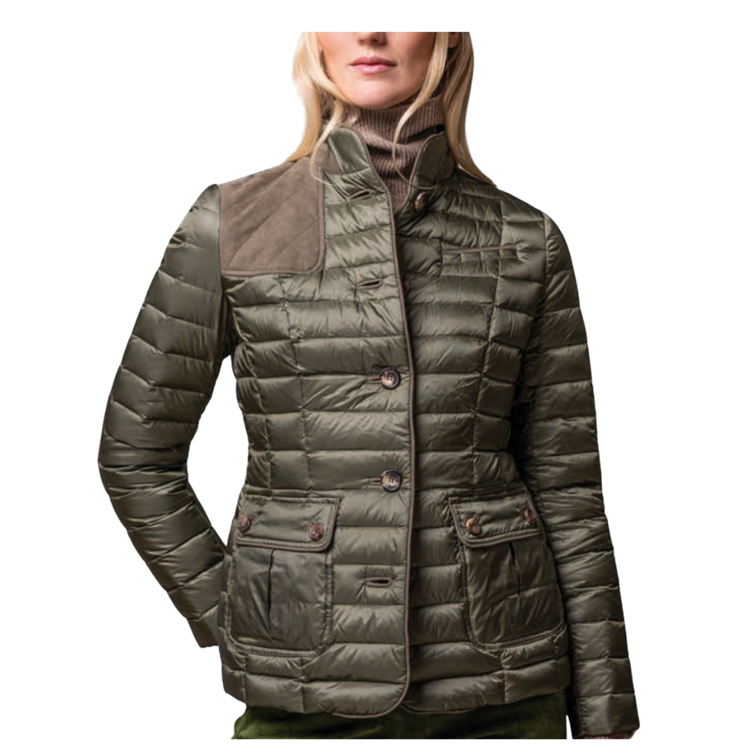 Tillysburg Lightweight Quilted Jacket – Green