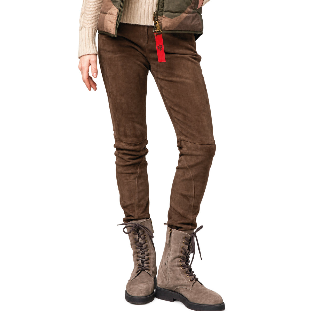 Zita Lamb Suede Trousers