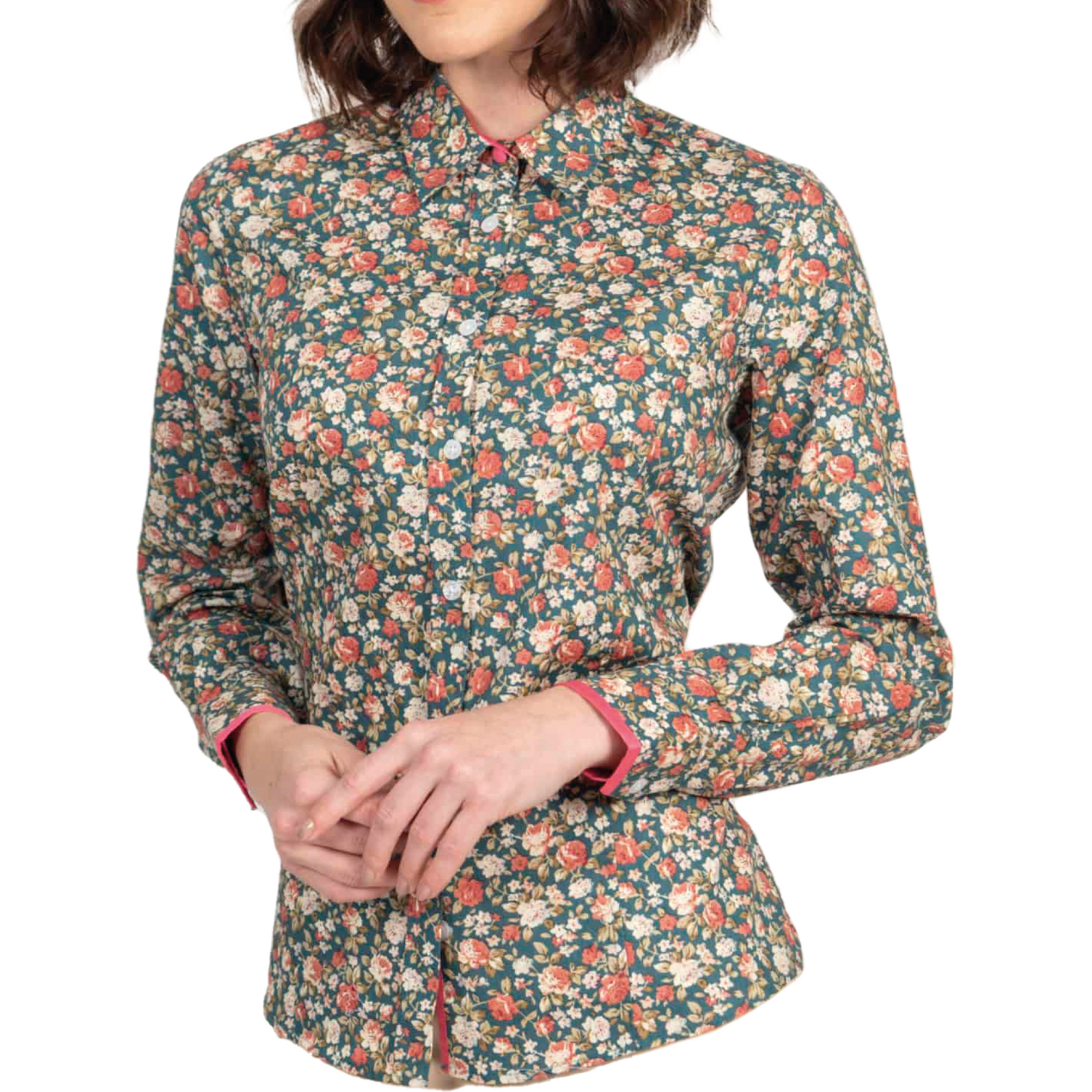 Layla Shirt Pink Roses