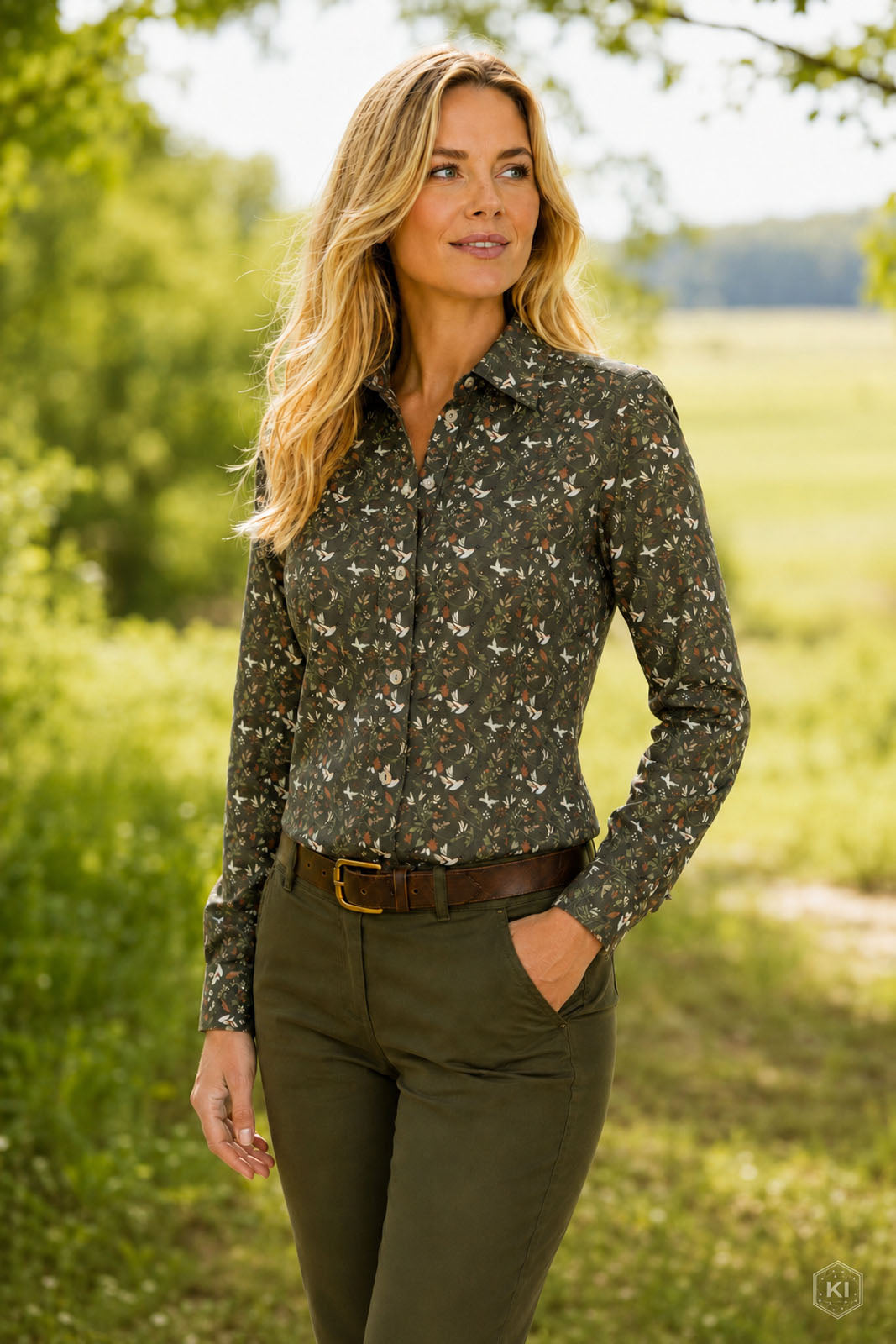 Klaudia Blouse - Olive Hunting Life