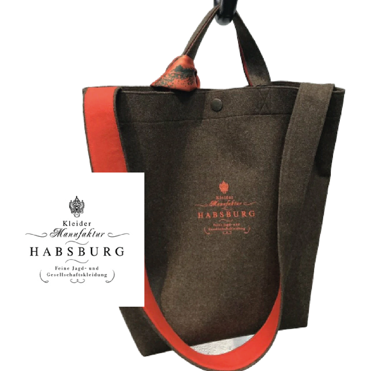 Lodenväska Habsburg Brun