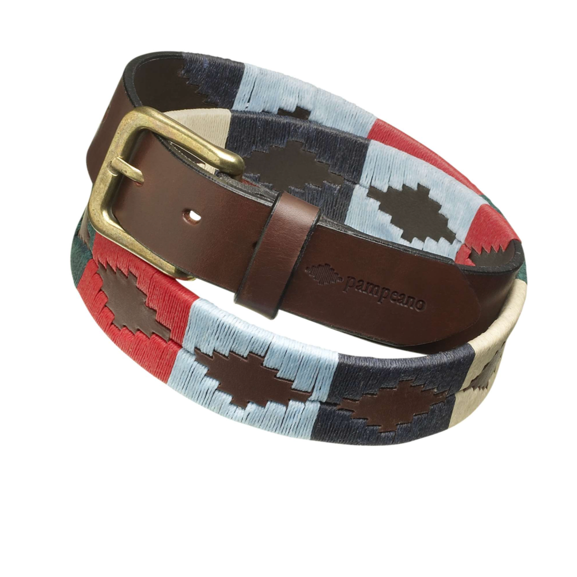 Multi colour Läderbälte