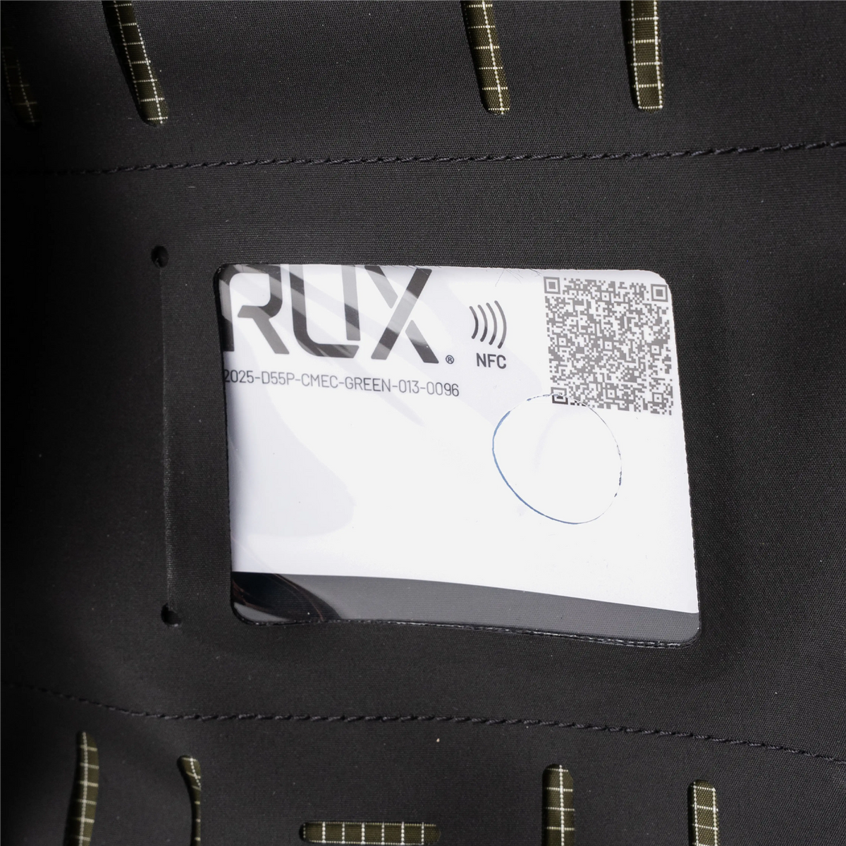 RUX Duffel Box 55L Green – NFC-kort