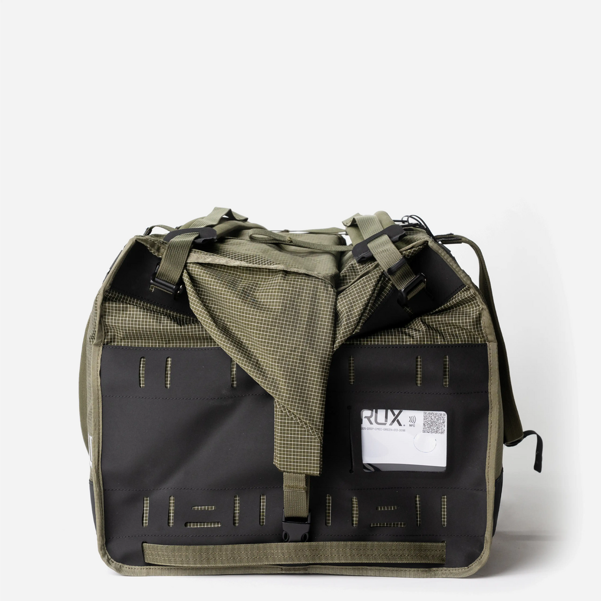 RUX Duffel Box 55L Green – gavel, spänne nedåt