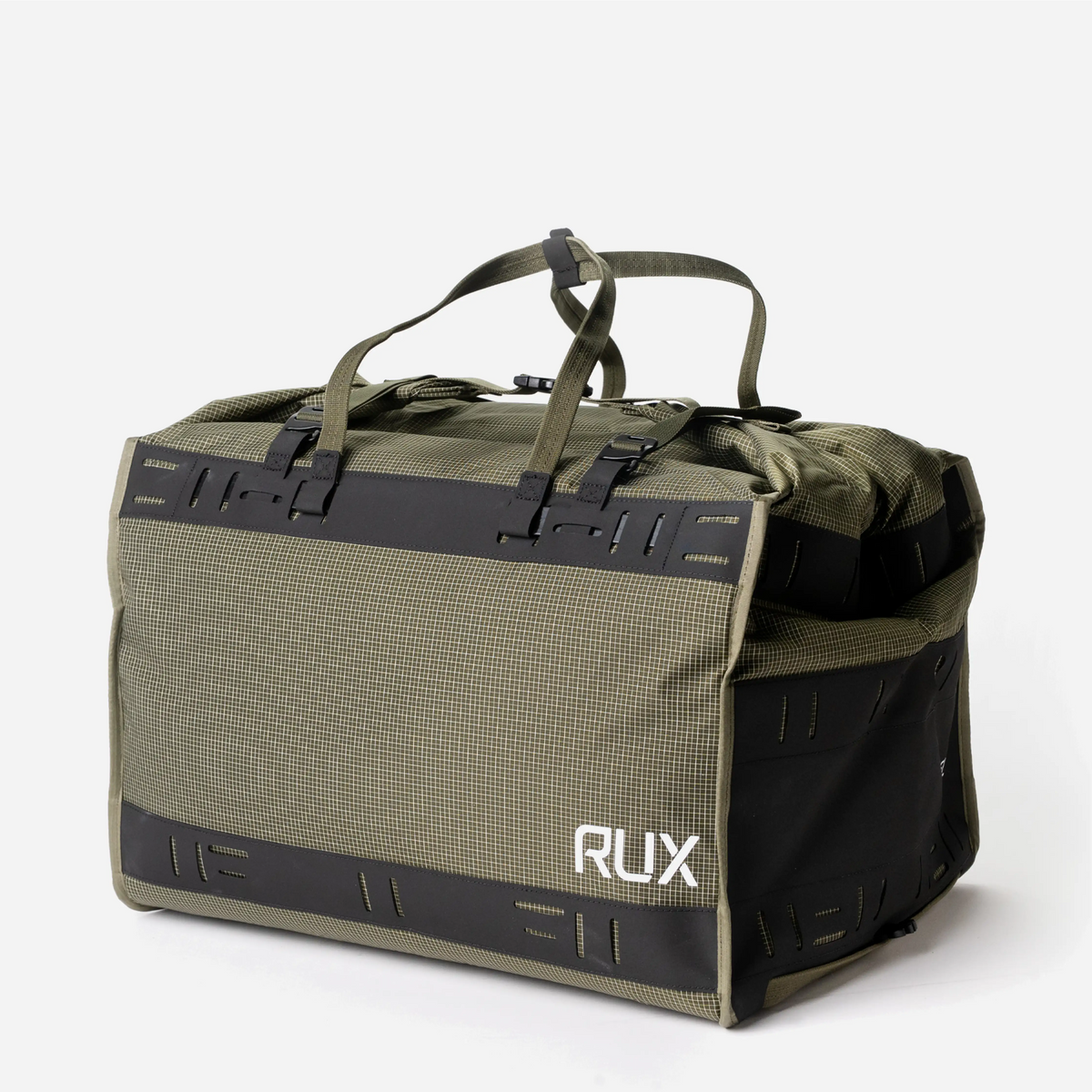 RUX Duffel Box 55L Green – 3/4 vänster