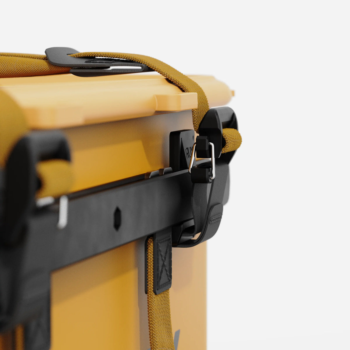 RUX 40L Gear Box Bronze – detalj, spännen och skena