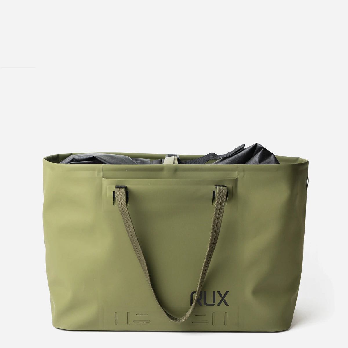 RUX Waterproof Tote Bag 50L Green – remmar nedåt
