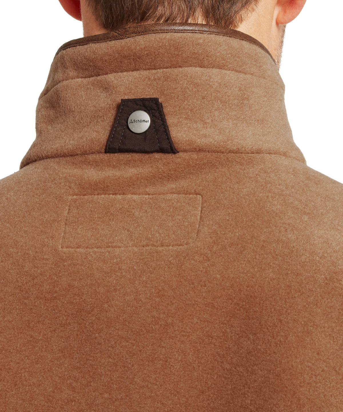 Schöffel Oakham Fleece Gillet Toffee – detalj, ficka
