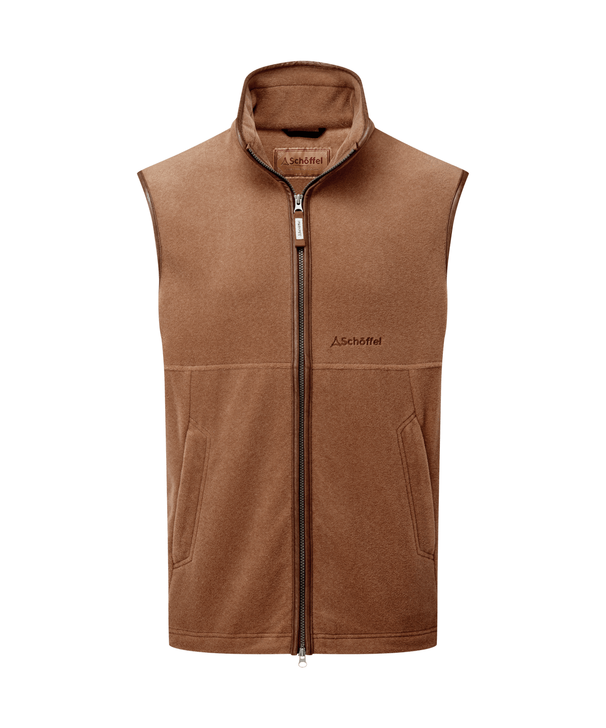 Schöffel Oakham Fleece Gillet Toffee – framsida
