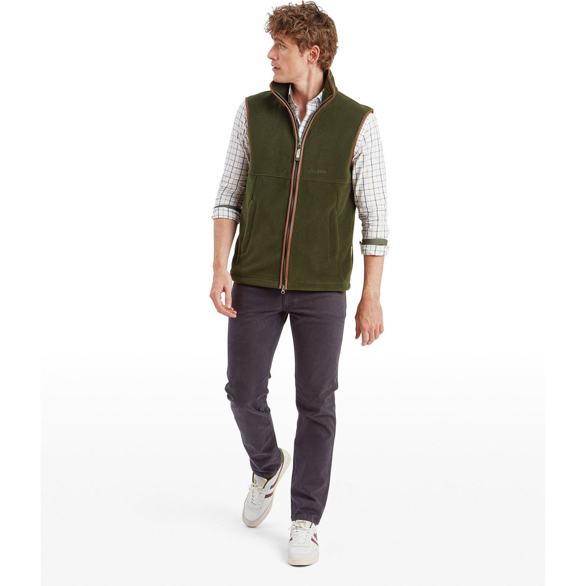 Oakham Fleece Gillet Forest