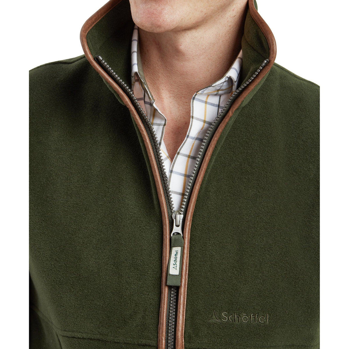 Oakham Fleece Gillet Forest