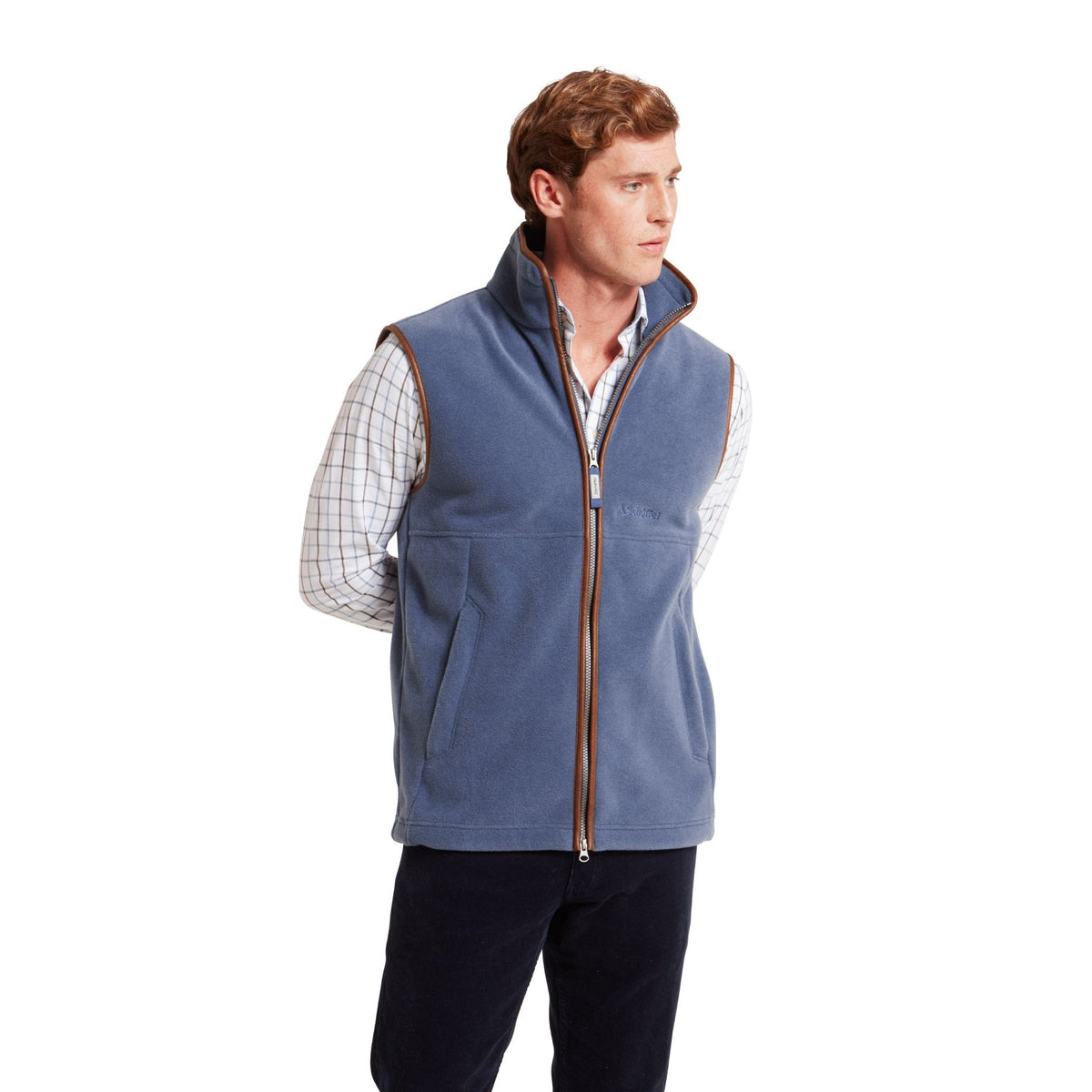Oakham Fleece Gillet Storm Blue