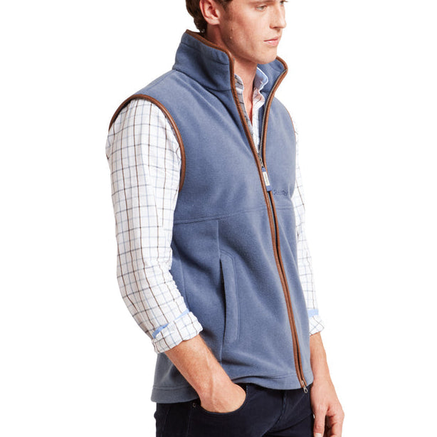 Oakham Fleece Gillet Storm Blue