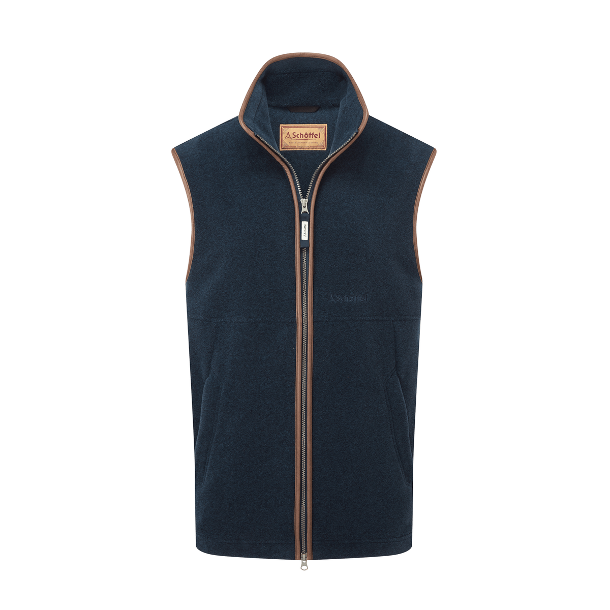Oakham Fleece Gillet Petrol Blue