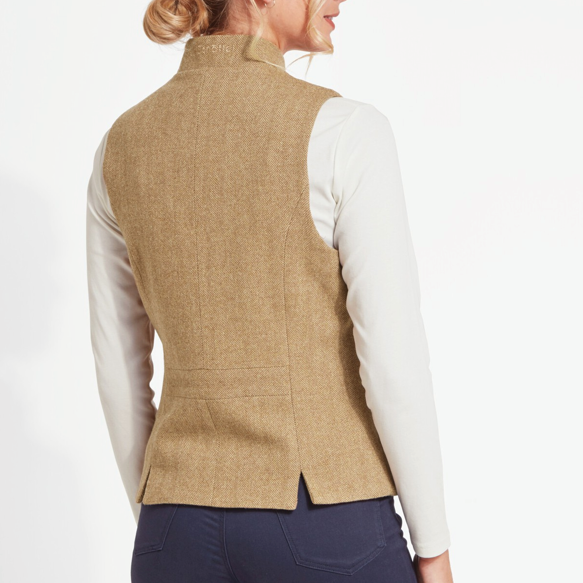 Millport Tweed Nehru Waistcoat