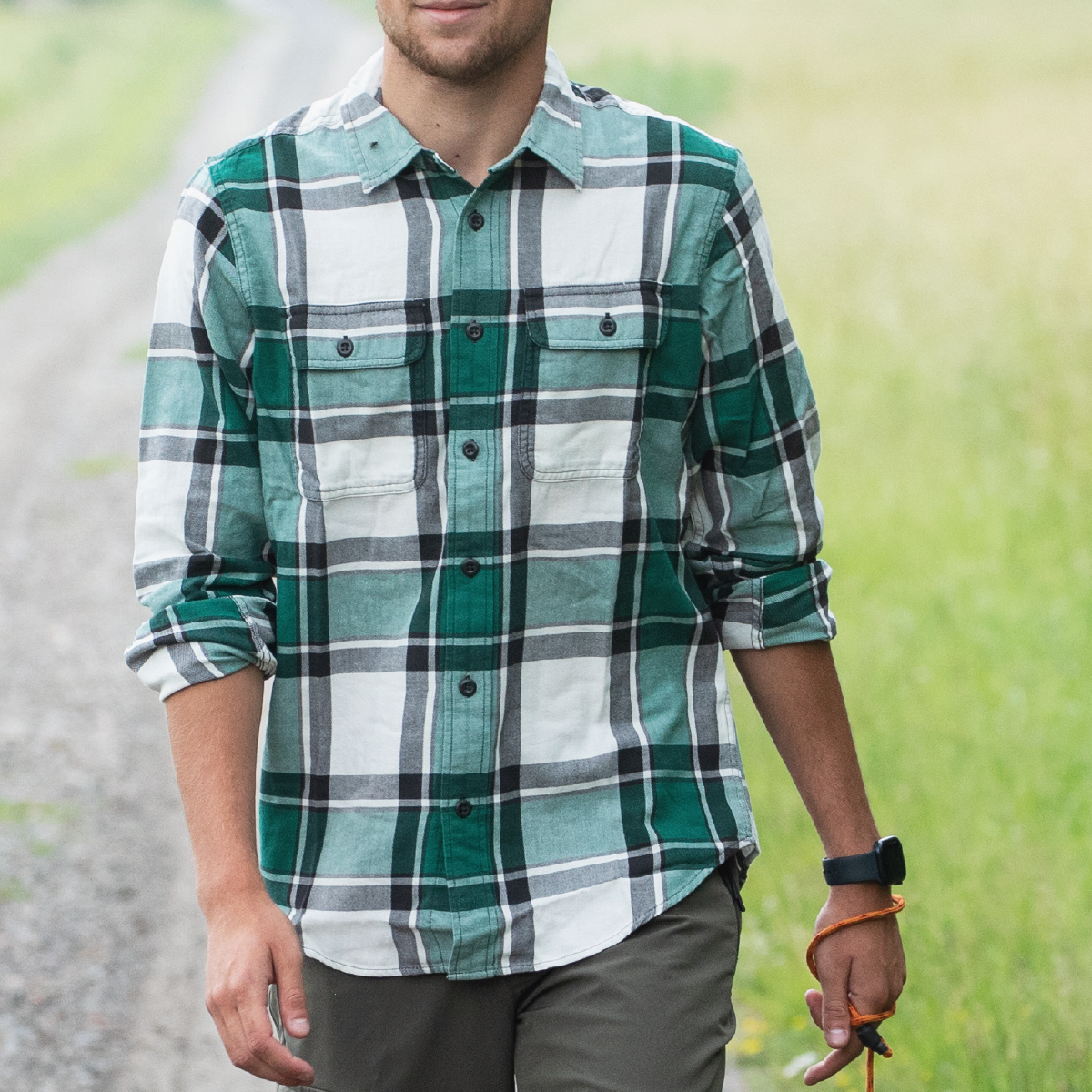 Scout Shirt Green White Check