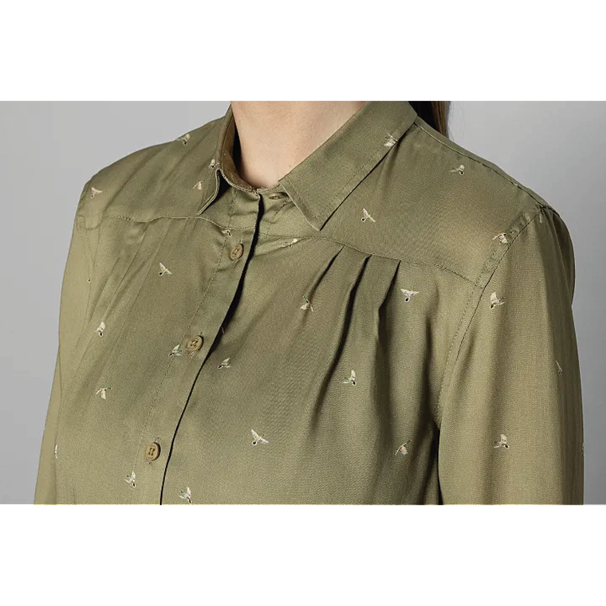 Abigail flying ducks