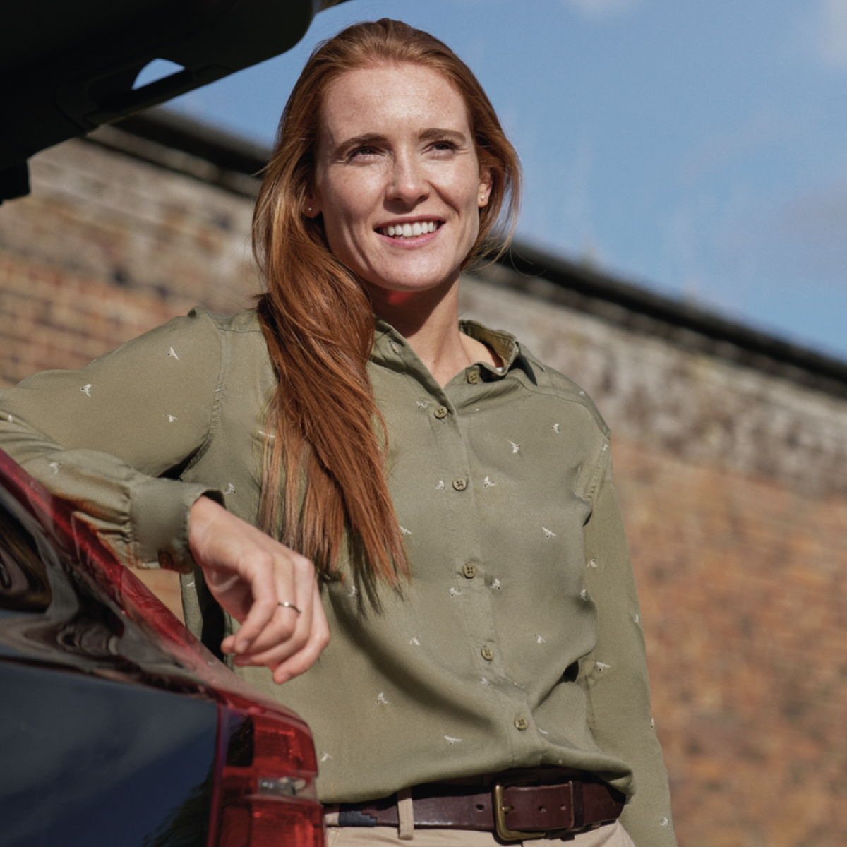 Abigail flying ducks