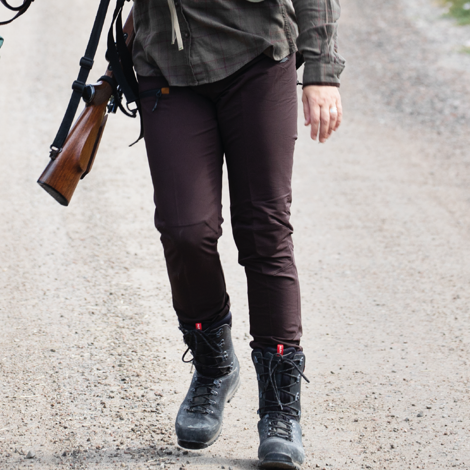 Dog Active Byxor Women Dark Brown