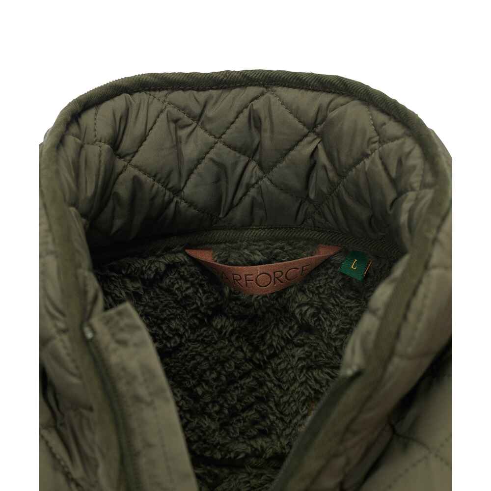 Traditional W Hunting Quilted Vest Olive