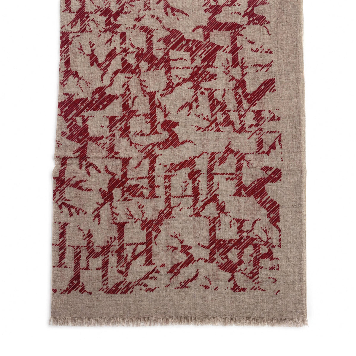 Hirsch Pure Wool Scarf Red