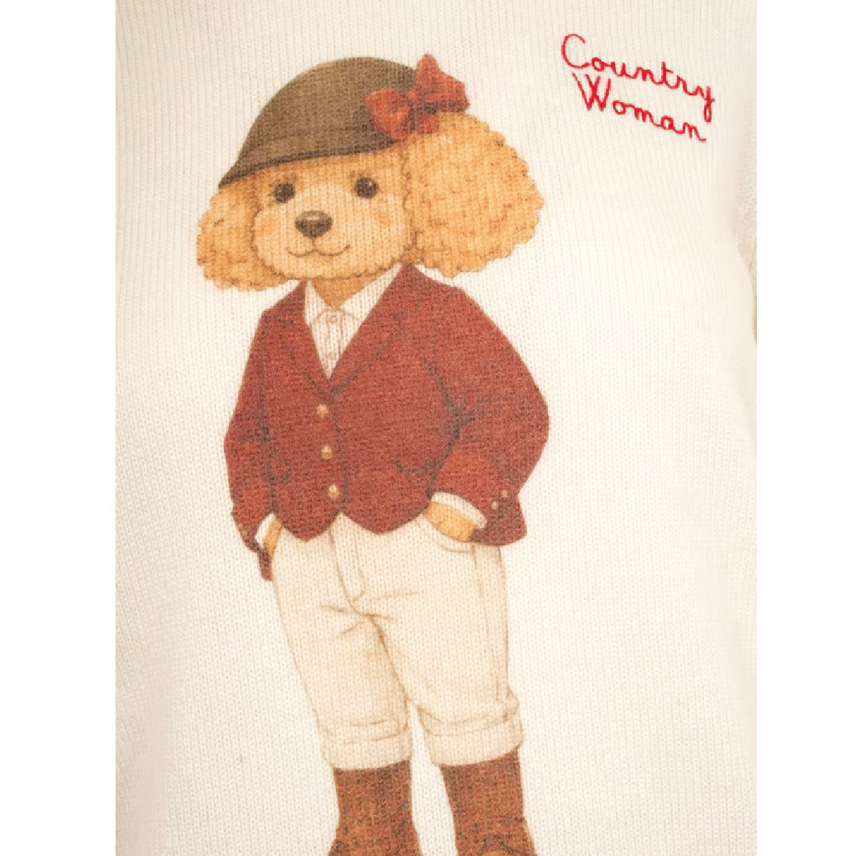 New Queen Print Country Poodle